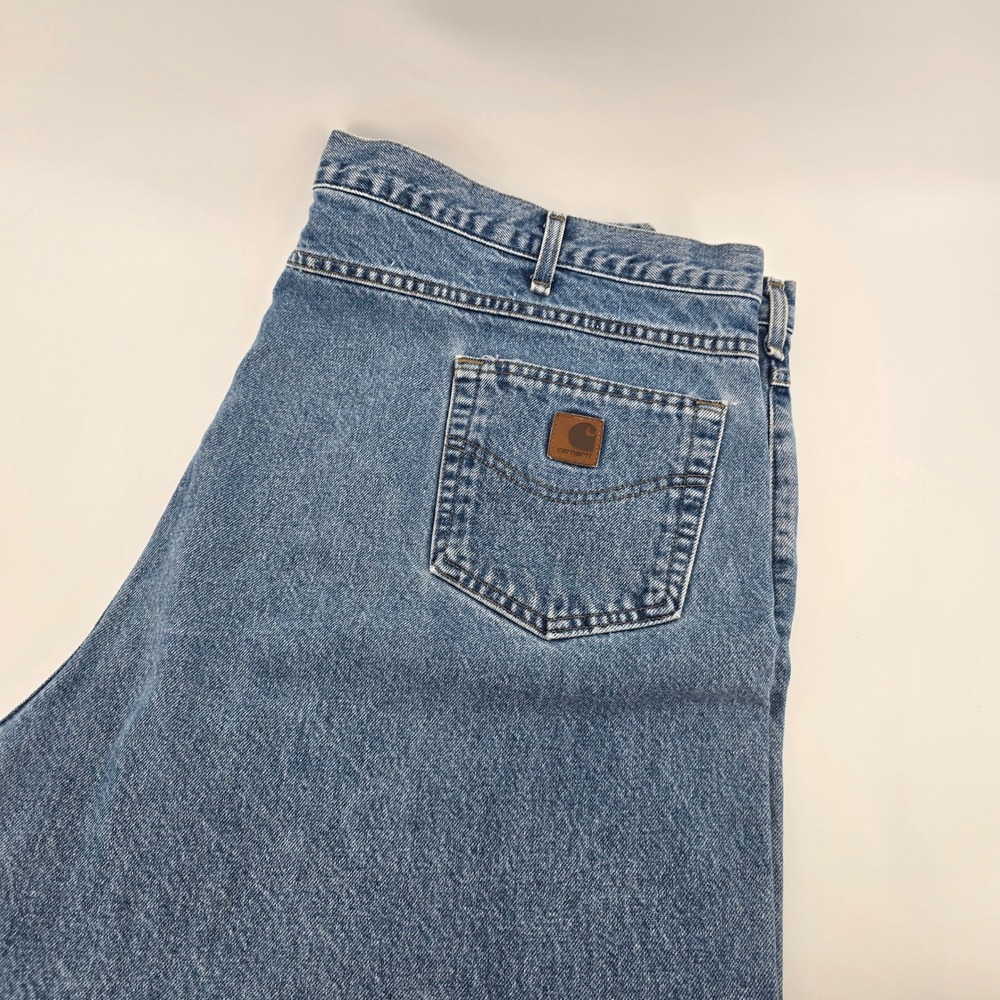 Carhartt Jeans Mens B17 STW Relaxed Fit Stonewash Blue 50x32